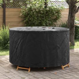 RELM Outdoor Furniture Cover 157x157x85 cm 210D Fabric - Black