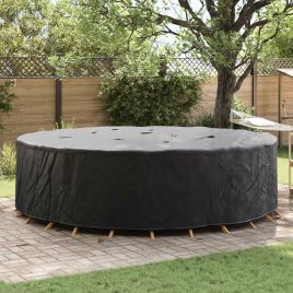 RELM Outdoor Furniture Cover 320x320x85 cm 420D Fabric - Black