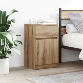 Bedside Cabinets 2 Pieces Artisan Oak 39x35x65 cm Engineered Wood