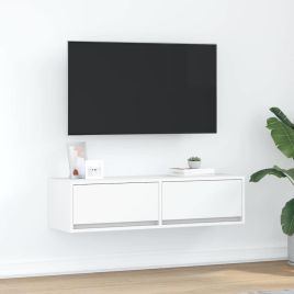 TV Cabinet White 100x31x25,5 cm Engineered Wood