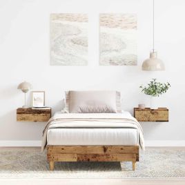 Bedframe Old Wood 100x200cm Engineered Wood