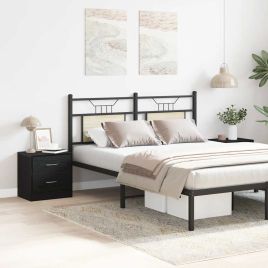 Bedside Cabinets 2 Pieces Black Oak 40x30x40 cm Engineered Wood