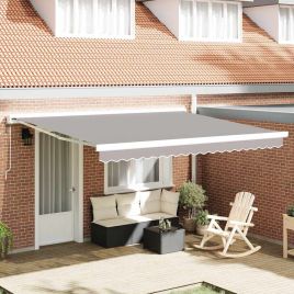 Awning Replacement Fabric for 4x3.5 m Frame Light Grey