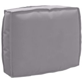Pallet Cushion for Backrest Grey 50x40x12 cm Oxford Fabric
