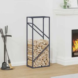 Firewood Rack Anthracite 40x25x100 cm Cold-rolled steel