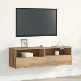 TV Wall Cabinet Artisan Oak 100x30x30 cm Engineered Wood