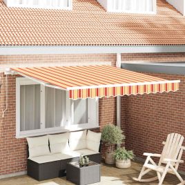 STMOR Retractable Awning Retractable and Orange 300x250 cm - Yellow