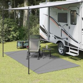 VETON Tent Carpet Anthracite 250x250 cm Polyester
