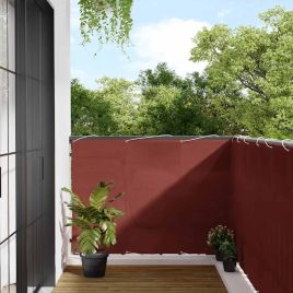SIEWOD Balcony Screen Terracotta 120x700 cm Polyester Oxford