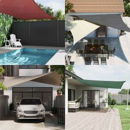 SEPARK Sun Shade Sail 2x2x2 m Polyester Oxford - Blue