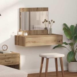 Wall Hanging Dressing Table Artisan Oak 83x40x70 cm
