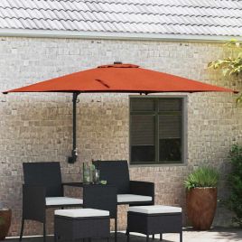 TAGLEN Garden Parasol Terracotta 248.5x247.5x160 cm