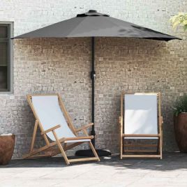 TAGLEN Garden Parasol Anthracite 294x150x224 cm
