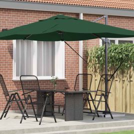 SERIDG Umbrella 351x250x260 cm Polyester and Aluminium - Green