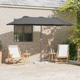 SERIDG Garden Parasol Anthracite 370x197x239 cm