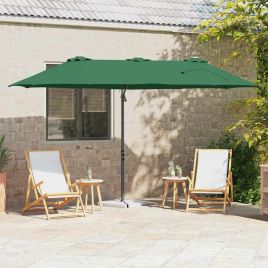 SERIDG Umbrella 372x198x243 cm Polyester and Aluminium - Green