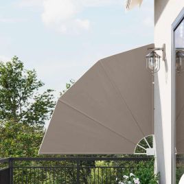 SELBRO Balcony Privacy Screen Taupe 140x140 cm Polyester