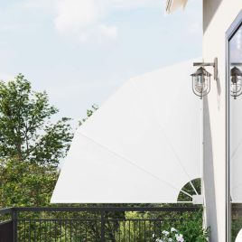 SELBRO Balcony Privacy Screen 140x140 cm Polyester - White