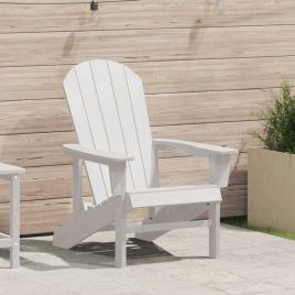 PAOFORD Adirondack Chair 82x74x92 cm HDPE - White