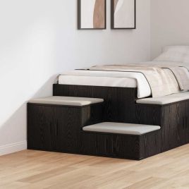 Storage Cabinet Black 127x41x40 cm Engineered Wood