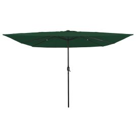 EVSCOVE Garden Parasol 295x295x245 cm Polyester and Steel - Green