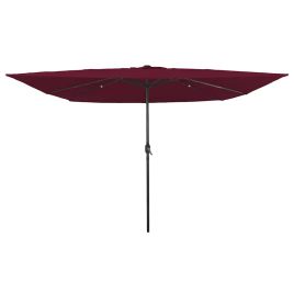 EVSCOVE Garden Parasol Bordeaux 295x295x245 cm - Red
