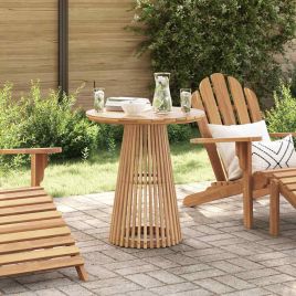 VEDEN Side Table 70x70x75 cm Solid Teak Wood - Brown