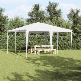 SEOWOD Party Tent 400x400x266 cm Polyethylene and Steel - White