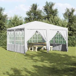 SEOWOD Party Tent 400x400x266 cm Polyethylene - White