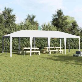 SEOWOD Party Tent 800x400x266 cm Polyethylene and Steel - White
