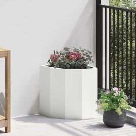 CLSRIDG Corner Planter 30x30x35 cm Steel - White