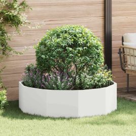 CLSRIDG Planter 120x120x35 cm Steel - White