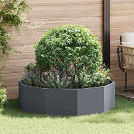CLSRIDG Planter Anthracite 120x120x35 cm Steel