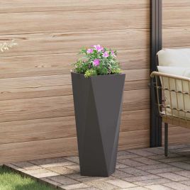 CLSRIDG Planter 30x30x75 cm Steel - Black