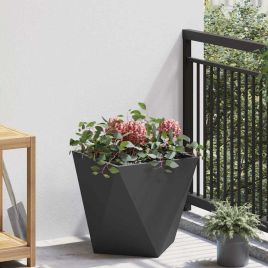 CLSRIDG Planter 40x40x40 cm Steel - Black