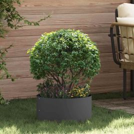 DASCOVE Planter Ring 40x40x20 cm Cold-rolled Steel - Black