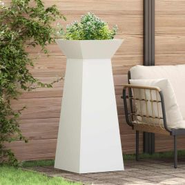 DRDALE Pillar Planter 40x40x100 cm - White