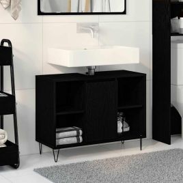 Black Oak Vanity Black Oak MDF Medium Black Oak Vanity