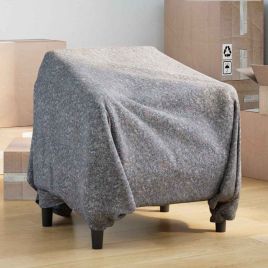 GRVALE Moving Blankets 5 pcs 150x200 cm Fabric - Grey