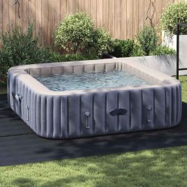 ALALOFT Pool Ground Sheet 396x396x0.1 cm Non-woven Fabric - Black