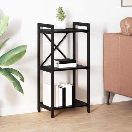 Bookcase Black oak 40 x 30 x 83 cm Engineered wood