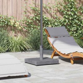 EVAHAL Parasol Base Dark look 45x45x31.5 cm Wood - Grey