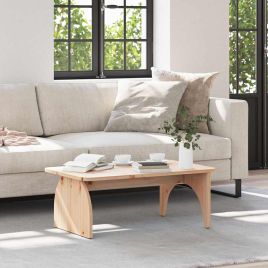 Coffee Table Natural 80 x 50 x 31 cm Solid pine wood