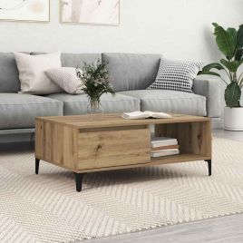 Coffee Table Artisan oak 90 x 60 x 35 cm Engineered wood