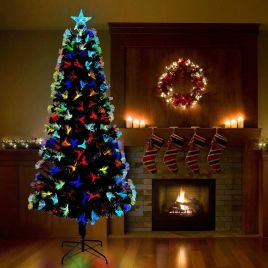 FLOSKA Artificial Christmas Tree Green 210 cm PVC