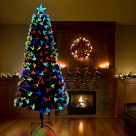 FLOSKA Artificial Christmas Tree Green 240 cm PVC