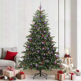 BLINCA Artificial Christmas Tree with 300 LEDs with Stand Green 240 cm