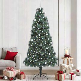 FIRDEN Artificial Pre-lit Christmas Tree with Ball Set Green 240 cm