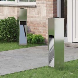 NIEBRO Solar Led Pathway Light 2 pcs Galvanized Galvanized