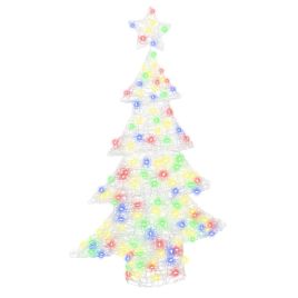 FLYNOR Christmas Tree with 100 LEDs Multicolour 120 cm Acrylic